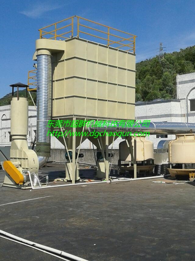 汽車配件廠拋光線除塵器安裝工程實例